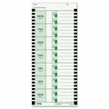 Tosafos LTH 4 x 9 in. Weekly 1-Sided Time Card for Lathem Model 800P, 100PK TO3758267